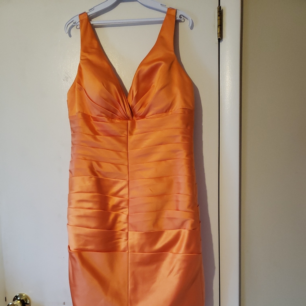 Sunvary orange dress